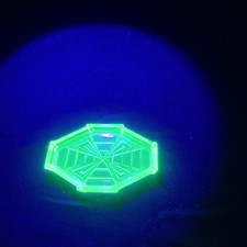 uranium glass trinket tray in
