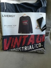 Livergy Mens Pyjama Top Size