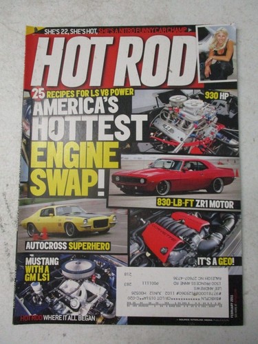 Hot rod magazine feb - hot,