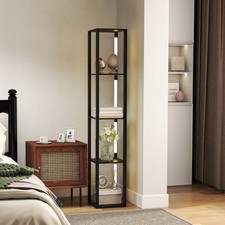 Floor Lamp with Shelves, 4