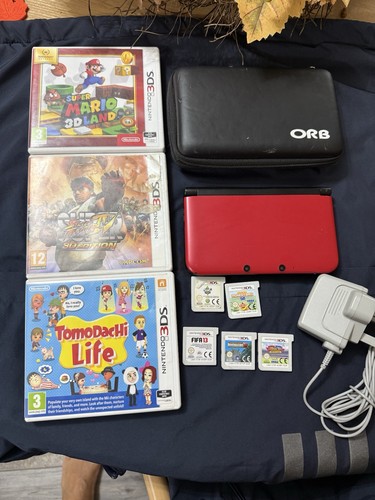 Nintendo 3ds red black - nintendo,