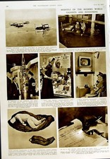 Original Old Vintage Print