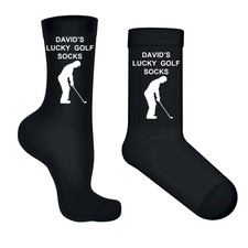 Custom Golfers Gifts. Lucky Golf Socks, The Ultimate Charm for Golf Enthusiasts,