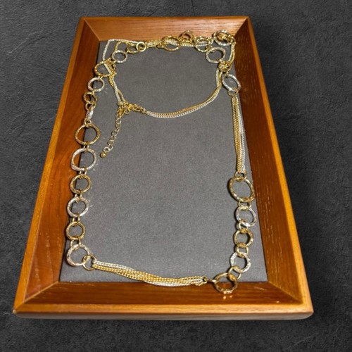 Long necklace gold - long,