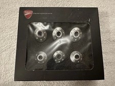 DUCATI MONSTER S 1200 821 14-19 SET OF BILLET ALUMINUM FRAME PLUGS 97380131A