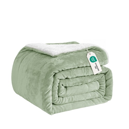 Bed throw blanket sherpa - blanket,