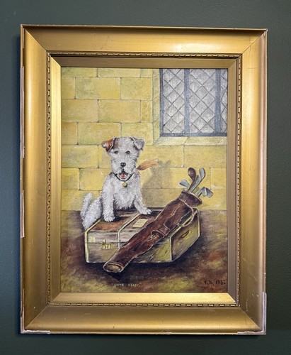 Antique signed and dated - and,