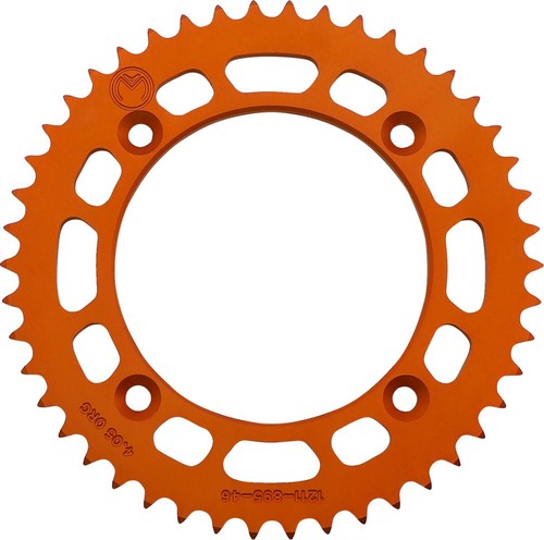 Rear aluminum sprocket - aluminum, ktm