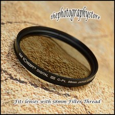 58mm K&F Concept CPL Circular Polariser Filter great colours Digital