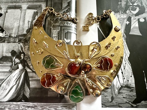 Escada statement bib necklace - escada,