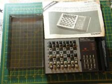 Tandy 1650 Computerized Chess Set Fast Response Time with Instructions