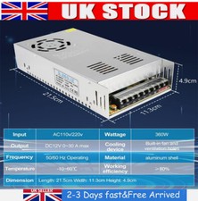 AC 110-240V to DC 12V 10-30A 120W-360W Transformer Switch Power Supply Converter