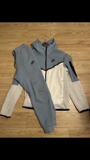 nike tech fleece baby blue