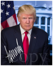 Donald Trump Signed Autograph