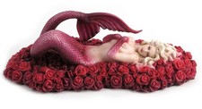 Sea of Rose Mermaid Figurine