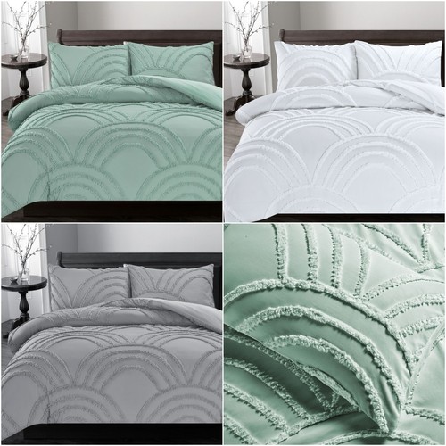 Zara embossed frill - embossed, duvet