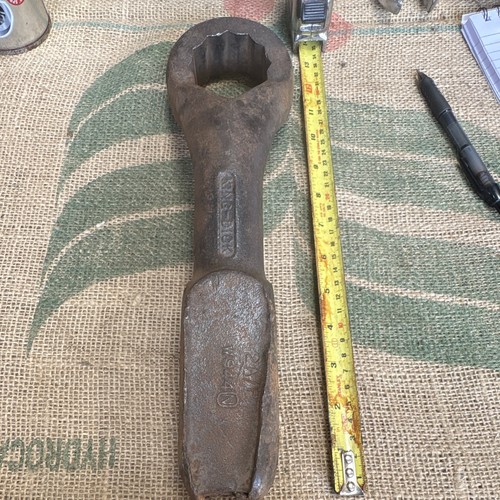 Flogging spanner made - 2”, a/f