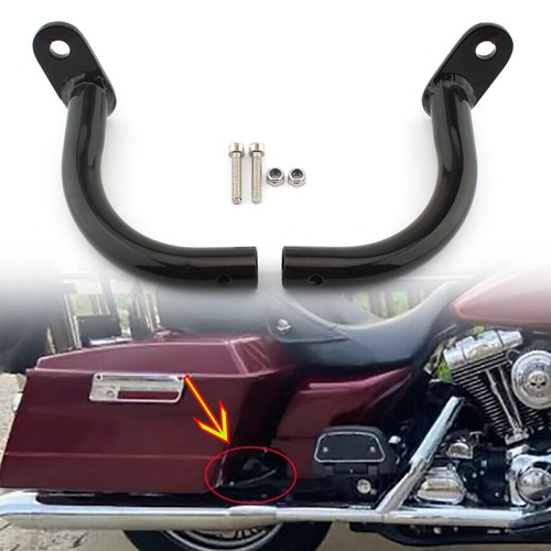 Pair black saddlebag - pair, guard