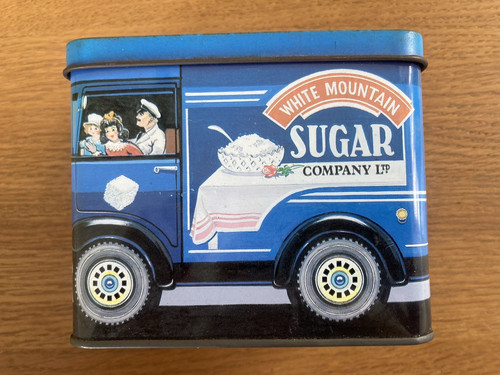 Vintage tin white mountain - vintage,