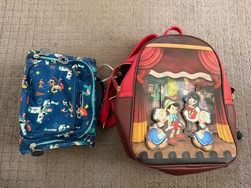 Disney leather canvas set - disney, leather/canvas