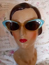 Vintage 1950s Cats Eye Style Sunglasses by Peel & Gudgin with Case True Vintage