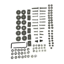 Lambretta Series 3 Li SX TV Floor Board Fixing Kit Grey Rubbers Stainless Steel