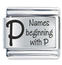 P Names - Daisy Charm For 9mm