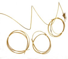 Spiral Bamboo Canes Decorative Garden Structure x 4, Length 4-5.5m. Dia.40cm+