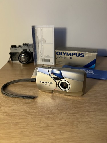 Boxed near mint olympus mju - boxed, ii