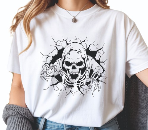 Skeleton iron transfer heat - skeleton, on