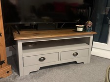 Next  Grey Oak TV Unit Mint