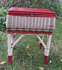 Vintage Sewing Box, Woven