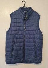 Hollister Navy Blue Padded Bodywarmer/Gilet  Size M