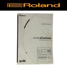 Authentic Roland Sound Canvas SC-155 Midi Sound Generator Owner's Manual - 1992