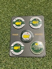 Set of 5 Flat Golf Ball Marker