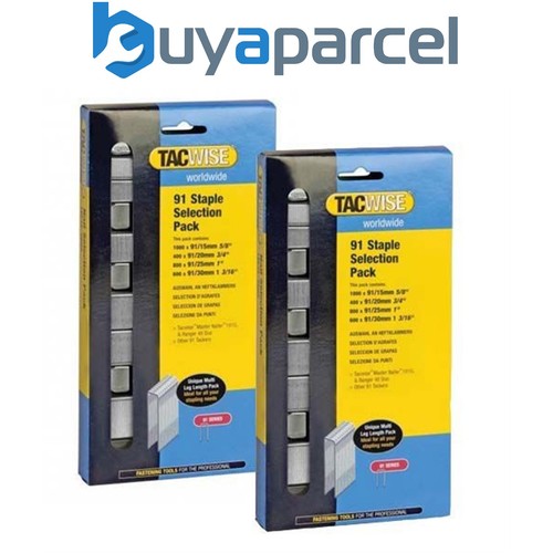 Tacwise staple selection - x2, 91