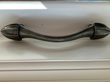 6 Cupboard handles pewter finish