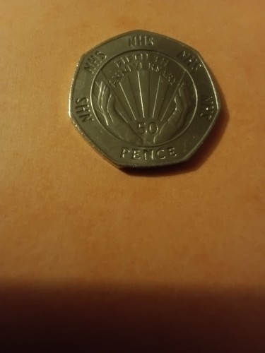 1998 nhs 50p coin - coin, circulated