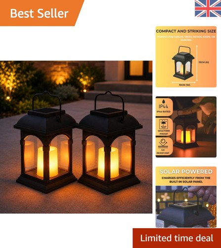 Set solar candle lanterns - of,