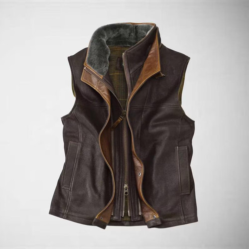 Men dark brown - men's, genuine
