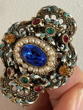 Austro Hungarian  Czech Vintage Brooch.