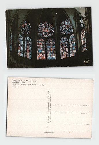 Postcard auxerre cathedral - postcard,