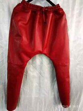 Men's Leather Red Lambskin