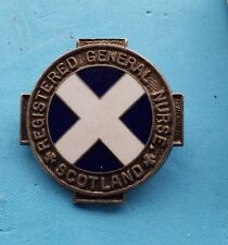 Registered General Nurses Scotland Badge Hamilton Inches 1963 Boxed Archibald