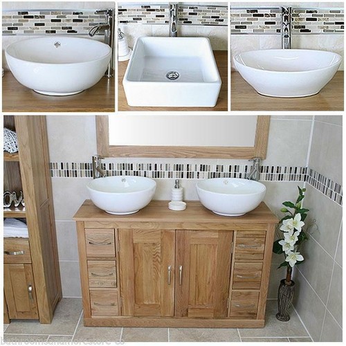 Bathroom vanity unit oak - vanity,