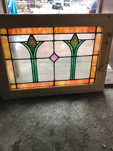 3204 antique stained glass - antique,