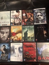 12 X Horror Dvd Movies / Joblot
