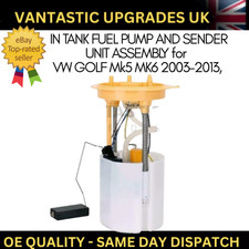 FITS VW GOLF Mk5 MK6 2003-2013, IN TANK FUEL PUMP AND SENDER UNIT ASSEMBLY