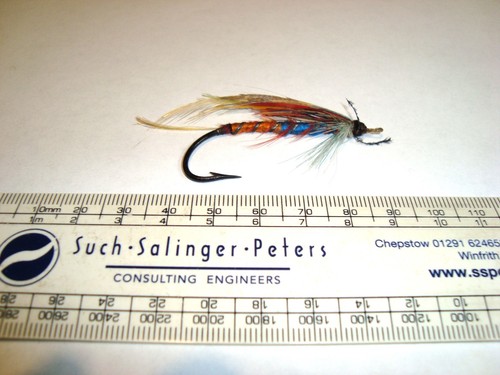 Vintage fishing salmon fly