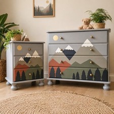 Hand Painted Mountain Nursery